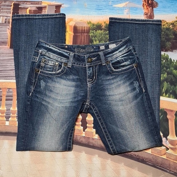 Miss Me Easy Boot Jeans Size 26 - Picture 3 of 6